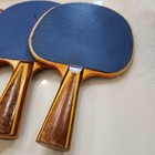 Set Of 4 Vintage Wooden Table Tennis Ping Pong Paddles Rackets