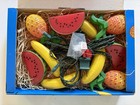 Vintage Nib Primal Lite String Lights Fruit Mix Sue Scott 1994 Tiki Bar Decor