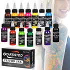 14 Colors Vegan Tattoo Ink Set 1oz  30ml  Professional Pigment Color Kit Supplie