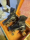 Vintage Chicago 76 Roller Skates -black Leather Boot-size 7 Free Shipping