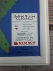 Nystrom Raised Relief Map  United States  Markable  Very Good  See Pictures 