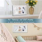 Baby Handprint Footprint Picture Frame Clay Kit Newborn Hand   Foot Prints Gift