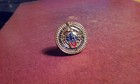 Army National Guard Gold-tone Round Lapel Or Tie Tack  defender Of Freedom 