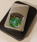 Star-1 High Polish Chrome Lighter W   celebrating Diversity  Emblem            