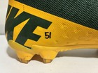 Nate Palmer Packers Team Issued Practice Game Worn Nike Cleat Green Bay Signed