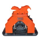 Heavy-duty Hydraulic Plate Compactor 11000lb  Steel Frame
