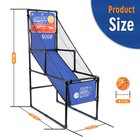 Kids Single Shot Basketball Arcade Game indoor Basketball Hoop With 2 Balls pump