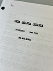 One Saliva Bubble Screenplay David Lynch First Draft 1987 Unproduced Rare Script