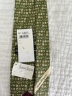 Salvatore Ferragamo Green Silk Butterfly Tie - New With Tags - Made In Italy