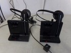 Lot Of 2 Polycom W8200b Wireless Bluetooth Headset Systems With Extra Batteries