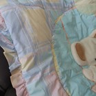 Lambs   Ivy Vintage 3d Baby Bear Blanket Pastel Ruffles Usa Crib Toddler Bedding