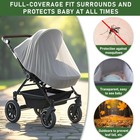Mosquito Net For Stroller - Baby Mosquito Net For Bed - Durable Crib Nets For   