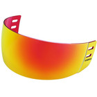 Hockey Helmet Visor Red Revo Mirrored S30 Anti-scratch anti-fog