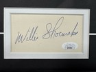 Willie Shoemaker Signed Cut Jsa Auto Custom Framed Horse Racing Jockey