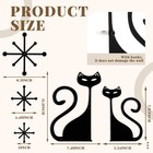 5 Pcs Mid Century Modern Atomic Cute Cat Wall Art Decor Vintage Metal Wall De   