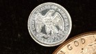 Miniature Coin 1875 20 Cent Liberty Seated Proof Like Sterling Silver