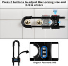 4 Pack Cabinet Locks With Combination U Shaped Sliding Cabinet Door Lock Child P