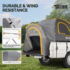 Waterproof Truck Bed Tent For 5 5-6 Ft Pickup With Fiberglass Poles For 2 Person