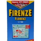 City Maps Florence  italy  Lot Of 4 Laminated Travel Tips Vintage 2002-2003