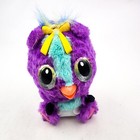 Hatchimals Interactive Hatchibabies Pet Bird Purple With Yellow Bow Works B
