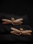 Japanese Sword Dragonfly Menuki For Wakziashi And  Tanto  Dragonfly Pattern Y121