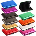 Aluminum Metal Pocket Business Id Credit Card Wallet Holder Waterproof Case Box