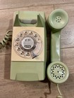Vintage Gte Automatic Electric Starlite Mint Green Rotary Wall Phone Telephone