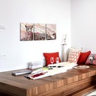 Pink Leopard Canvas Wall Art Set Of 3 Abstract Glam Animal Print With Marble    