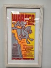 Framed Vintage 1995 Vans Warped Tour Poster Sublime  Quicksand  Pontiac Mi