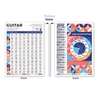 Guitar Chord Chart For Beginners - 8   X 11   Pocket Cheatsheets For Acoustic   