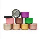 12pack Candle Tins 50ml Diy Candle Making Empty Round Storage Tea Container Jars