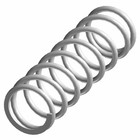 Polaris Compression Spring   306 X 10  Black  Genuine Oem Part 7045298-458