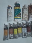 Lot Of 16 Winsor   Newton gamblin  Grumbacher holbein Oil Color Paint Tubes 
