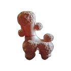 Vintage 1963 French Pink Poodle Dog Toy Made By The Sun Rubber Company 