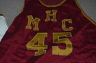Vtg Morris Harvey College Early 1960s Game Worn Basketball Jerseys X2   Shorts 
