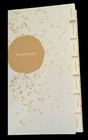 Wedding Planner Book 14 Sections White With Gold Specks Inspiration Budget