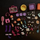 75  Mixed Lot Of Mattel Barbie Accessories  Pets  Dog Lot  Shoes   More 
