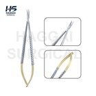 Castroviejo Micro Scissor Curved 18cm Gold Handle Spring Action Fine Tip X 5 Pcs