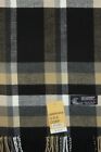 Men s Winter Scarf check-plaid Black Beige cashmere Feel warm Soft unisex