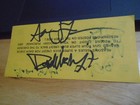 Rare Signed Dead Voices On Air Not Breathing Coupon Mark Spybey Zoviet France 98