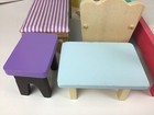 21 Kidkraft Pieces Wooden Dollhouse Play Furniture   Accessories Bed Sink Tub
