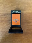Camel Cigarettes Zippo Lighter Orange 1997 Unfired W case