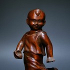 Chinese Antique Vintage Boxwood Carving Exquisite Child Statue Sculpture Decor