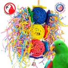 1854 Tri Foraging Star Bonka Bird Toy Parrot Cage Toys Amazon African Grey Macaw