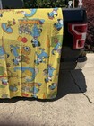 Vintage Hanna Barbera Huckleberry Hound Flat Sheet Cartoon Fruit Of The Loom Usa
