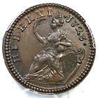1723 M 4 79-gb 10 R-6 Pcgs Au 58 Wood s Hibernia Halfpenny Colonial Copper