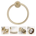Wall Mounted Towel Rack Round Towel Holder Bathroom Towel Hooks Kitchen Hook