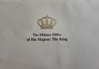 Large Unused Envelope   The Military Office Of His Majesty The King   Jordan