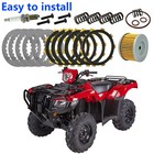 Clutch Friction   Steel Plates Kit For Honda Rancher 350 Trx350fe 4x4 2000-2006