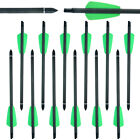 12-60pcs 7 5-inch Carbon Crossbow Bolts Archery Hunting Pistol Crossbow Arrows